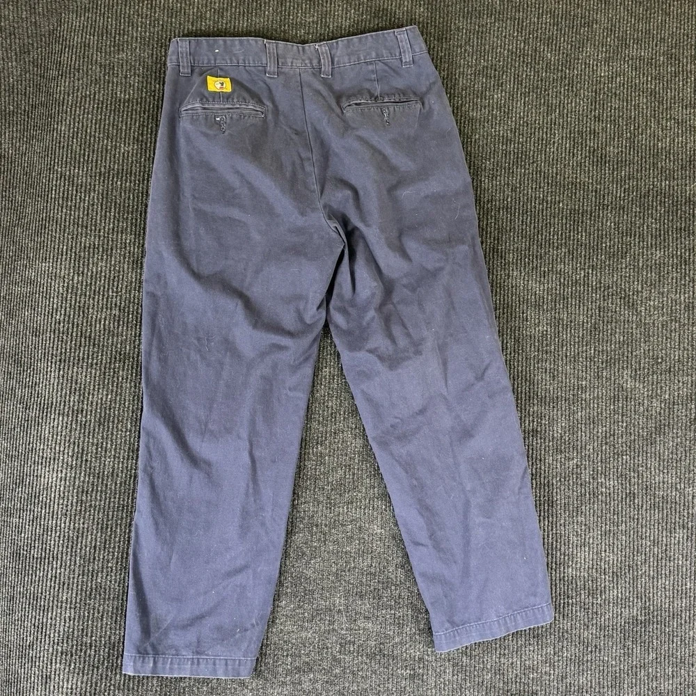Duck Head Men's Chino Pants Size 32x27 Blue Workwear Cotton Duck Logo
